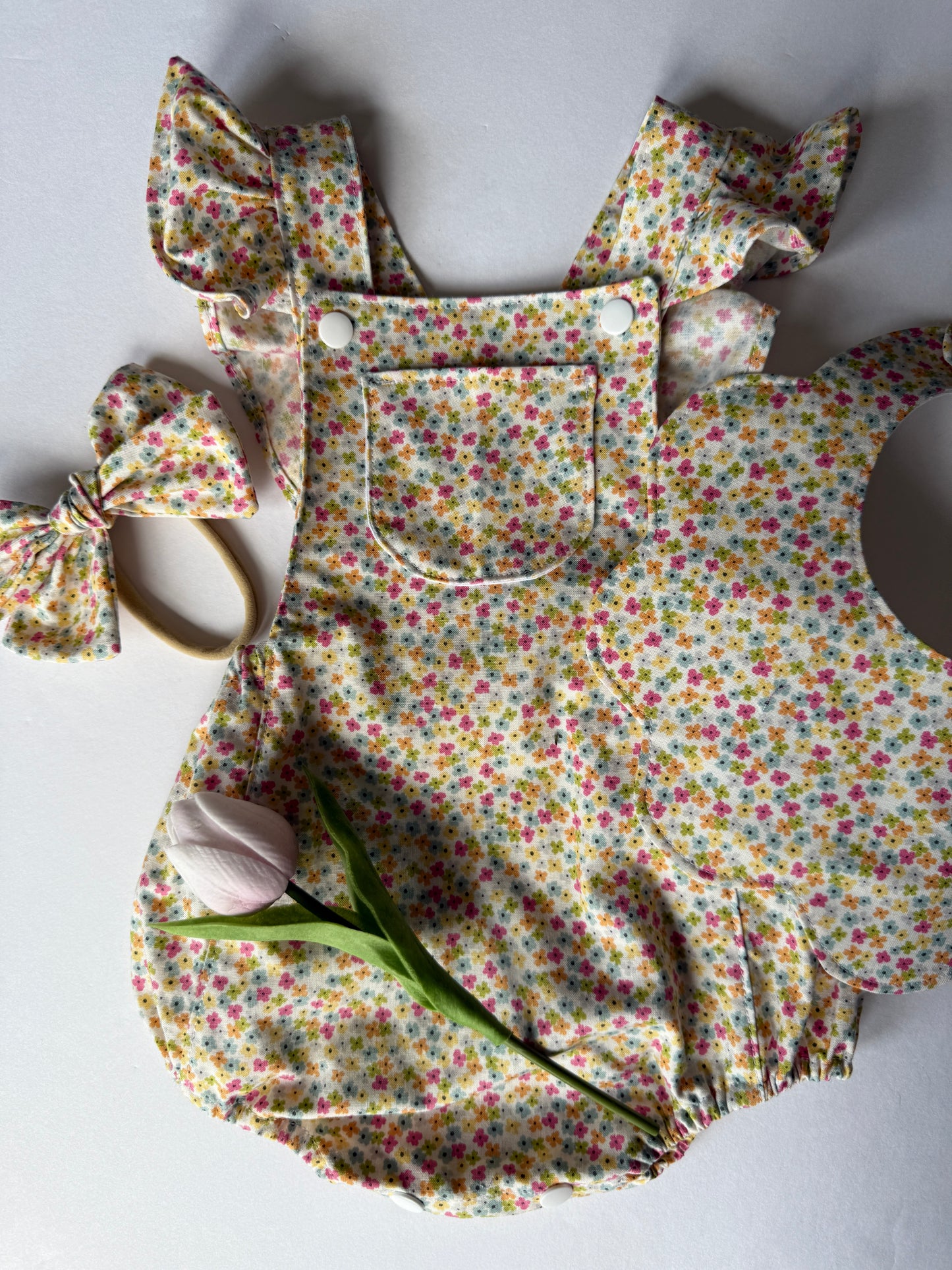 Spring Chick Baby Romper