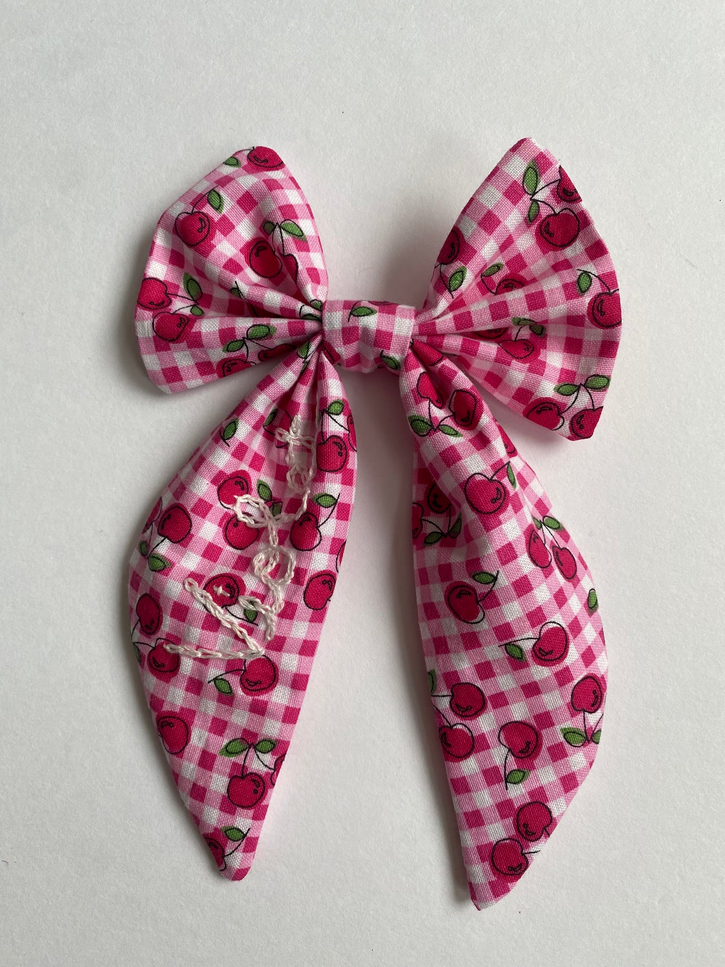 Embroidered Girly Bows