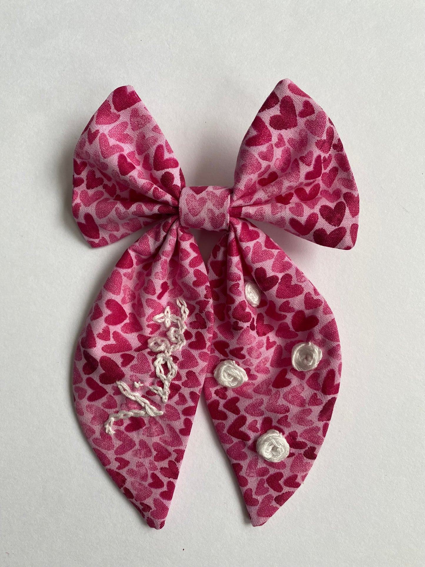 Embroidered Girly Bows