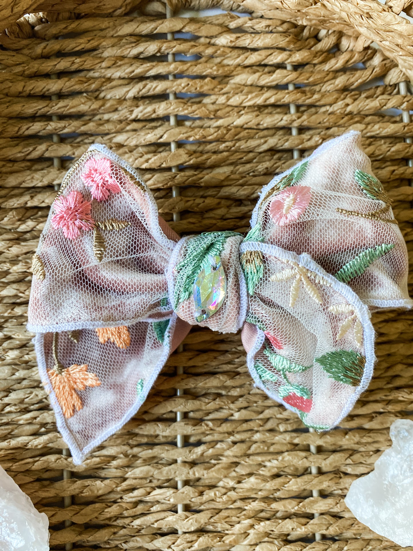 Floral Princess Bow