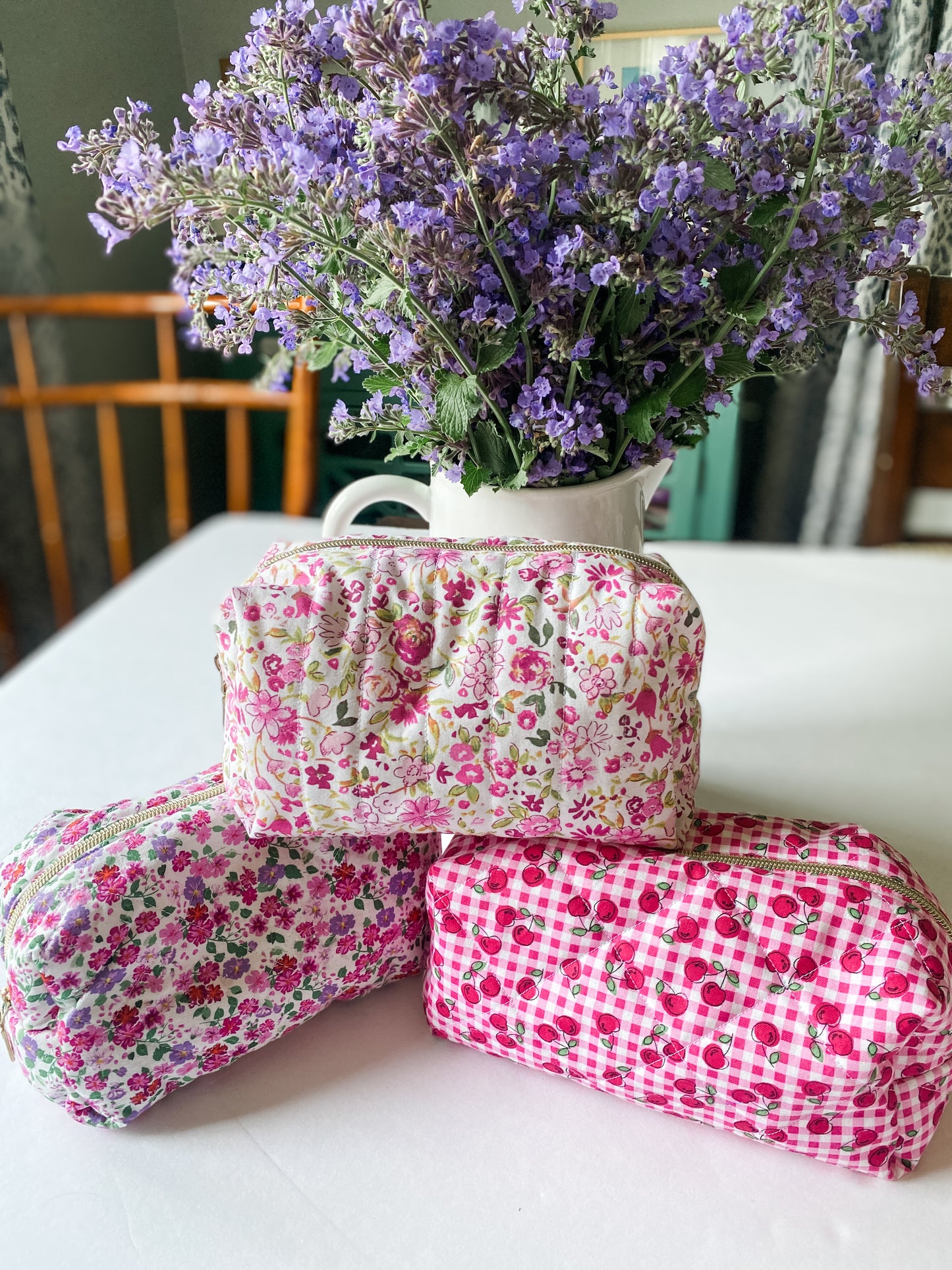 Quilted Beauty Bags