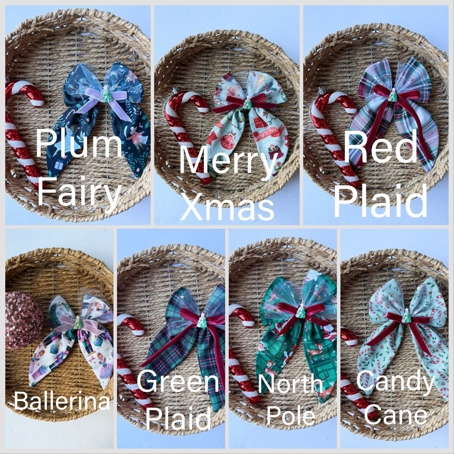 Christmas Sailor Bows