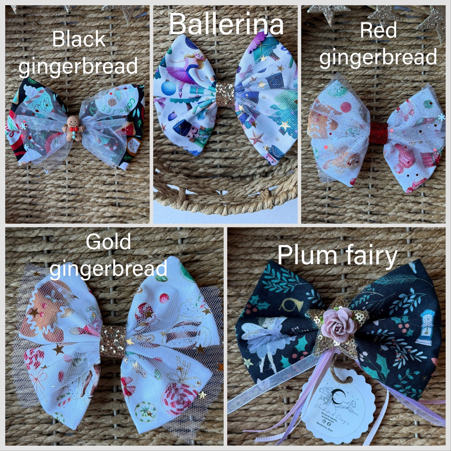 Christmas Flutter Bows