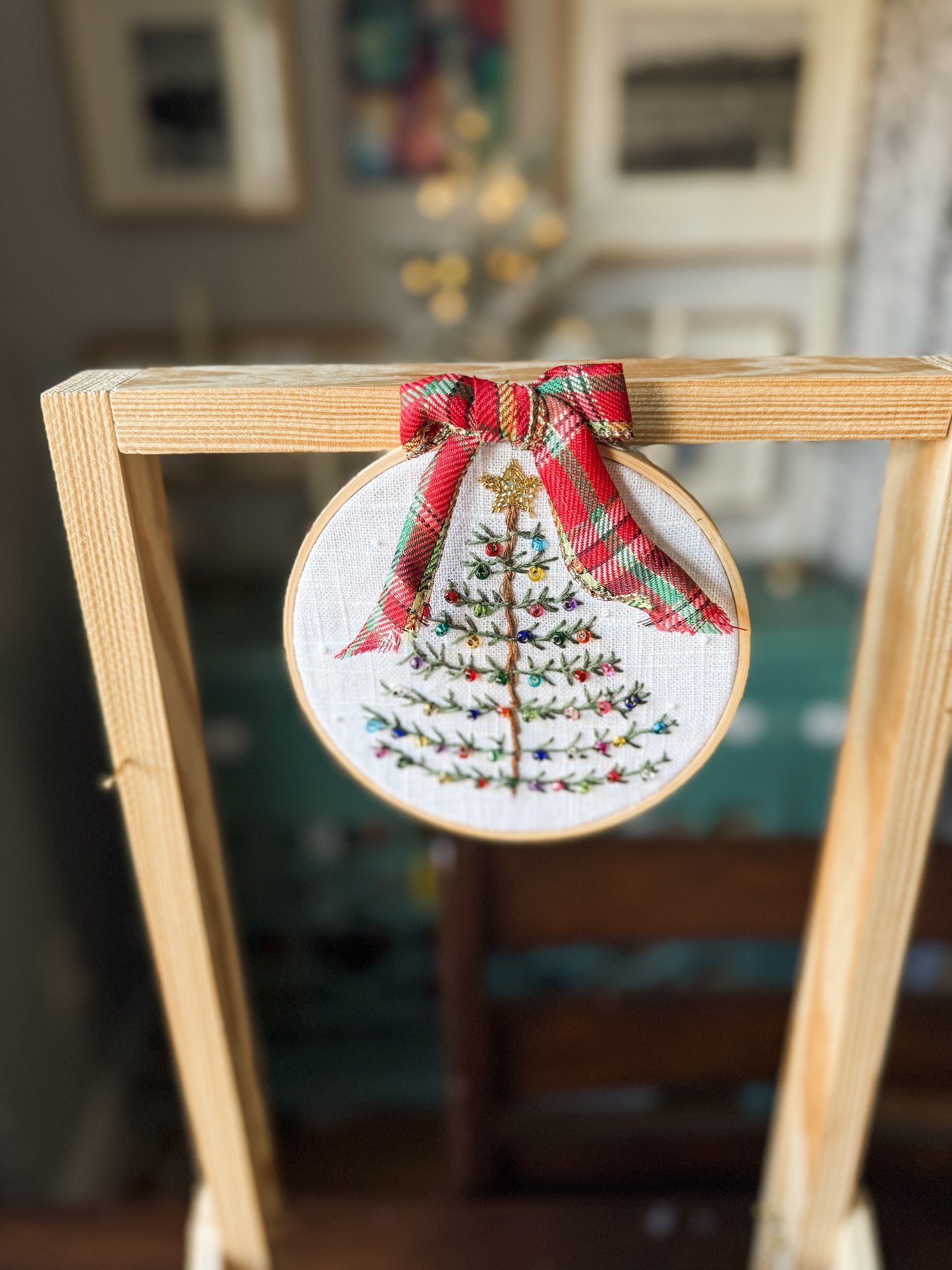 Christmas Tree Hoop Mini