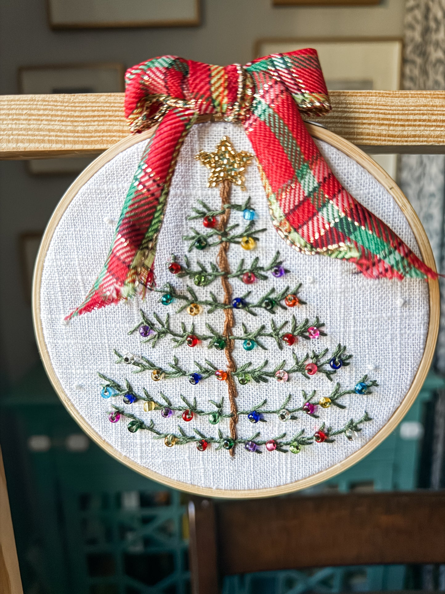 Christmas Tree Hoop Mini