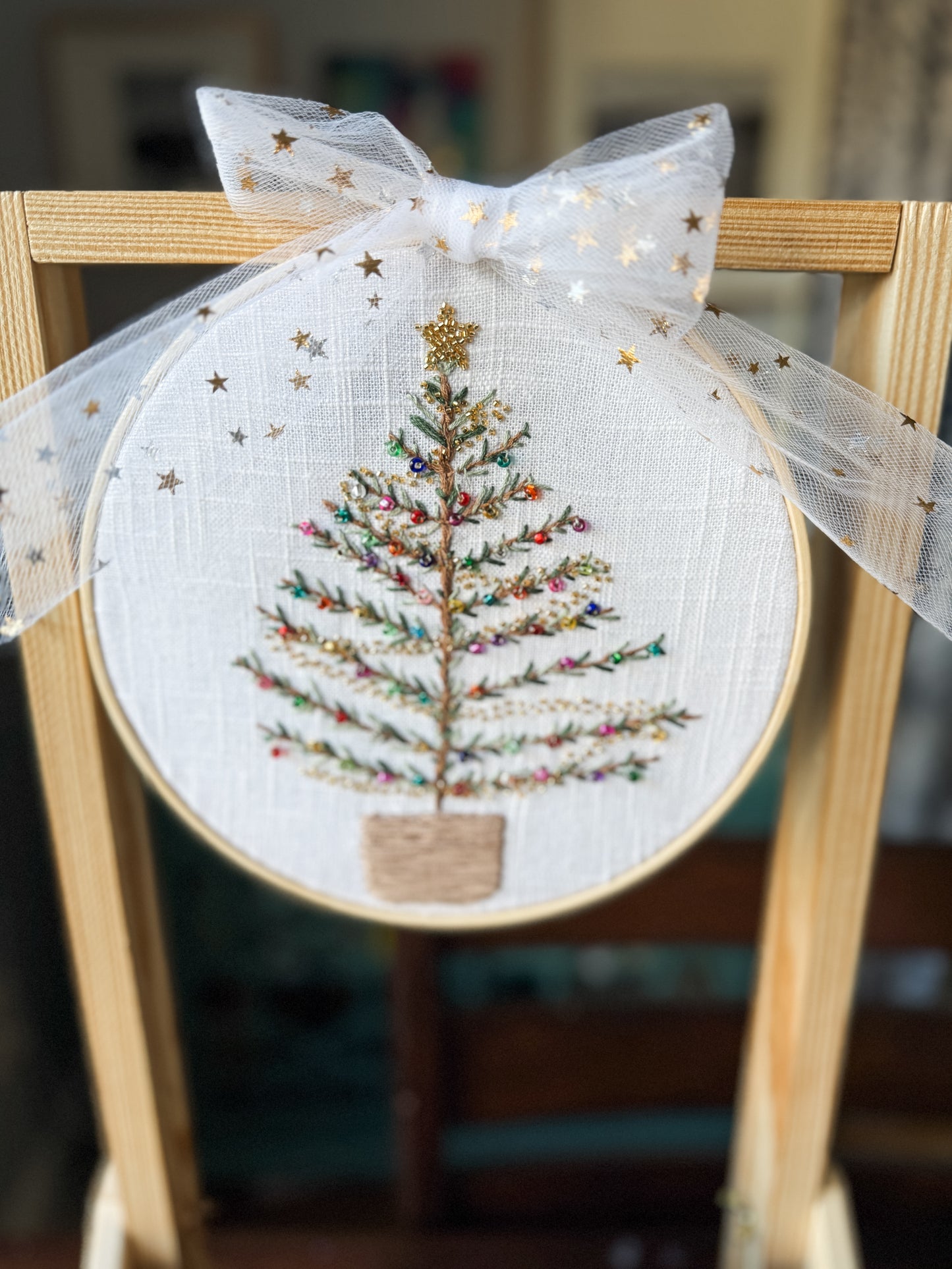 Christmas Tree Planter Wall Hanging