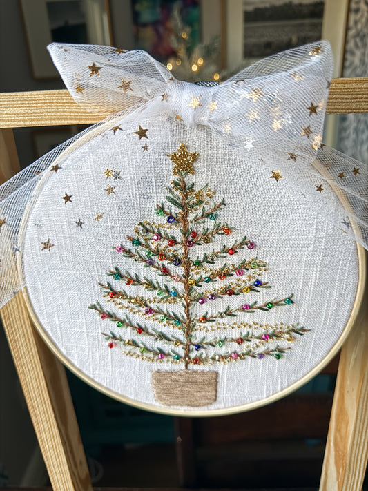 Christmas Tree Planter Wall Hanging