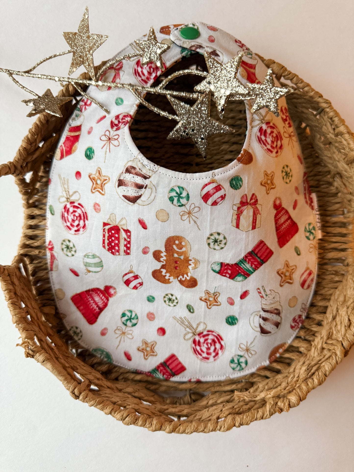 Reversible Holiday Bibs