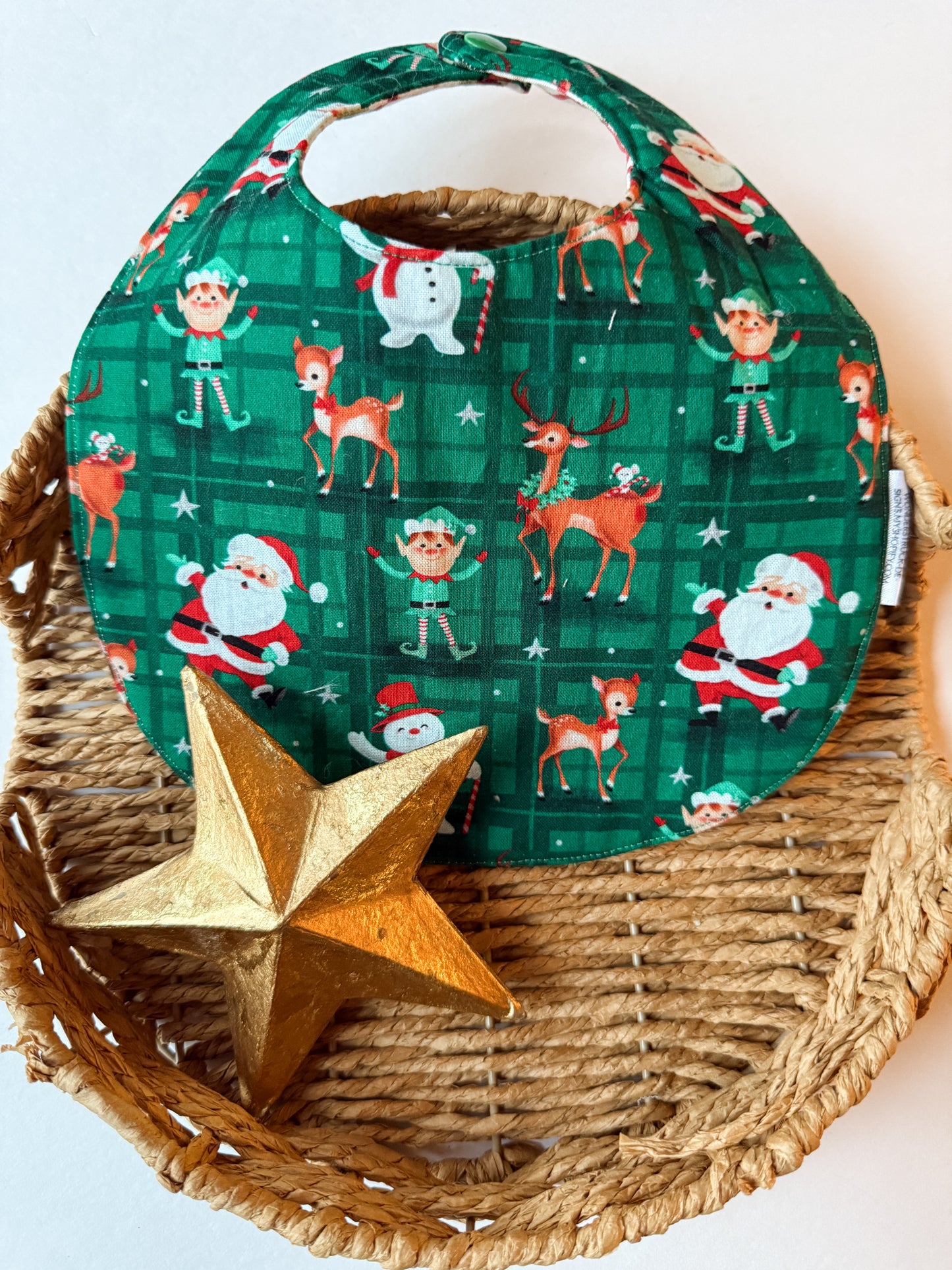 Reversible Holiday Bibs