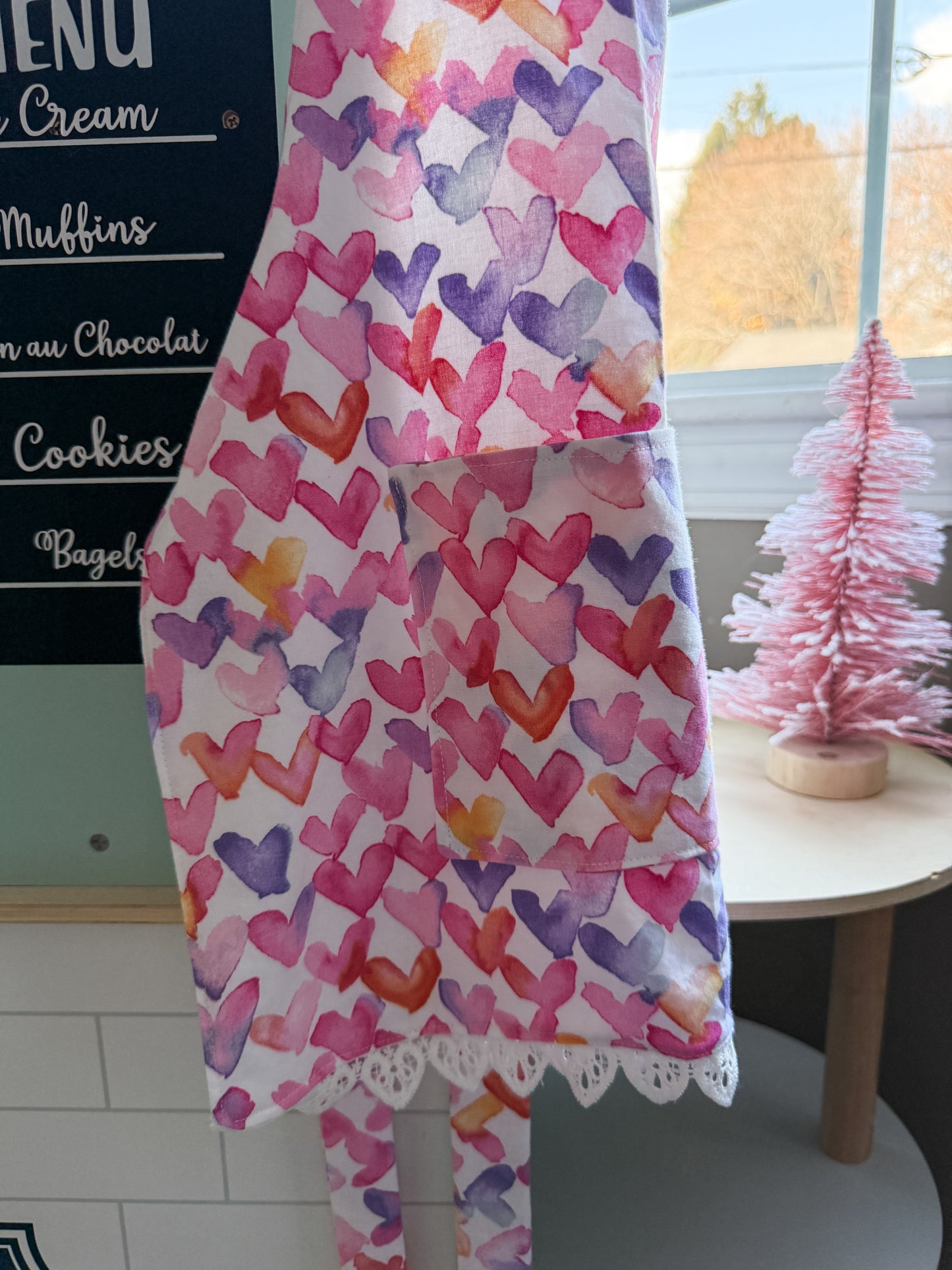 Rainbow Heart apron