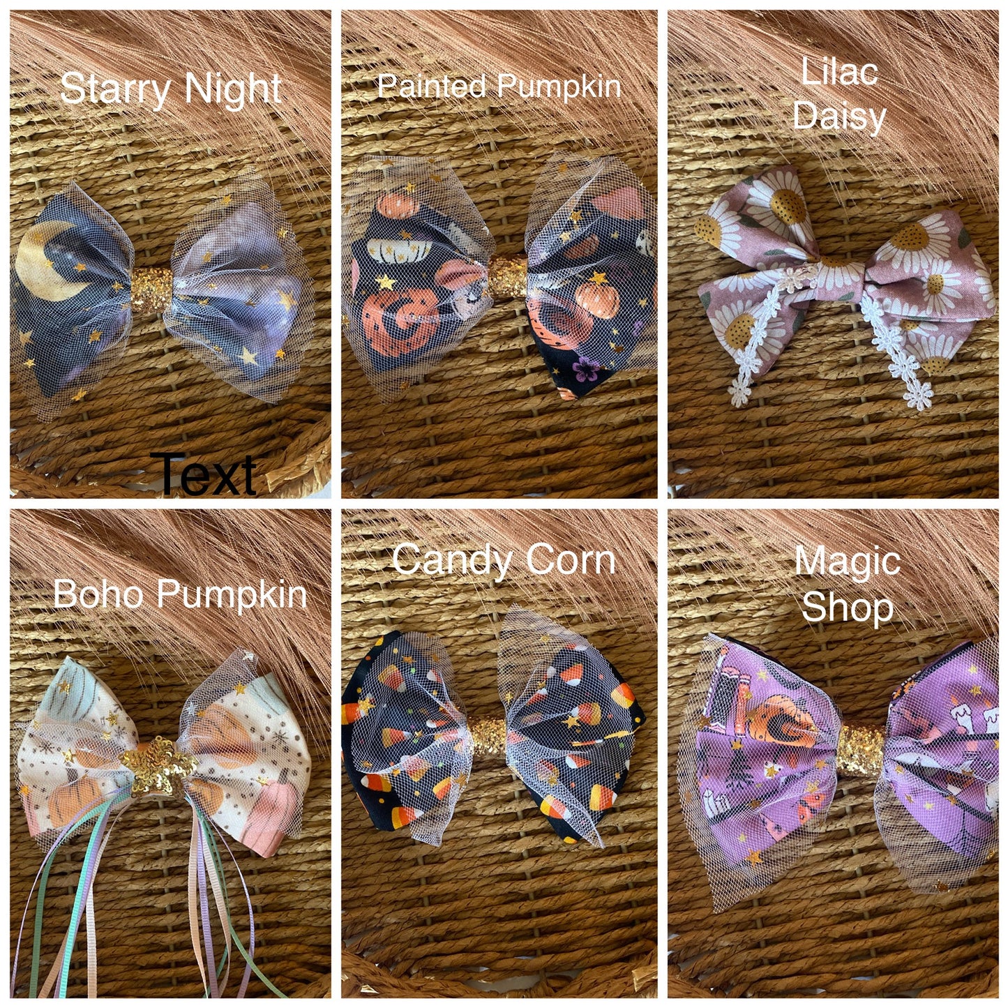 Fall Flutter Bow Collection