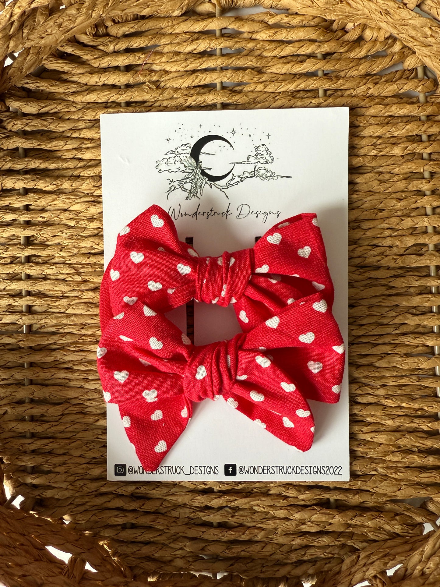 Piggy Tail Bow Sets