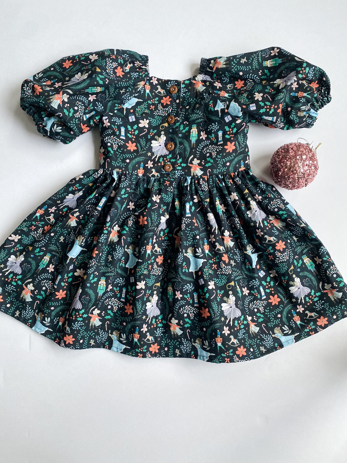 Raglan Sleeve Nutcracker Dress