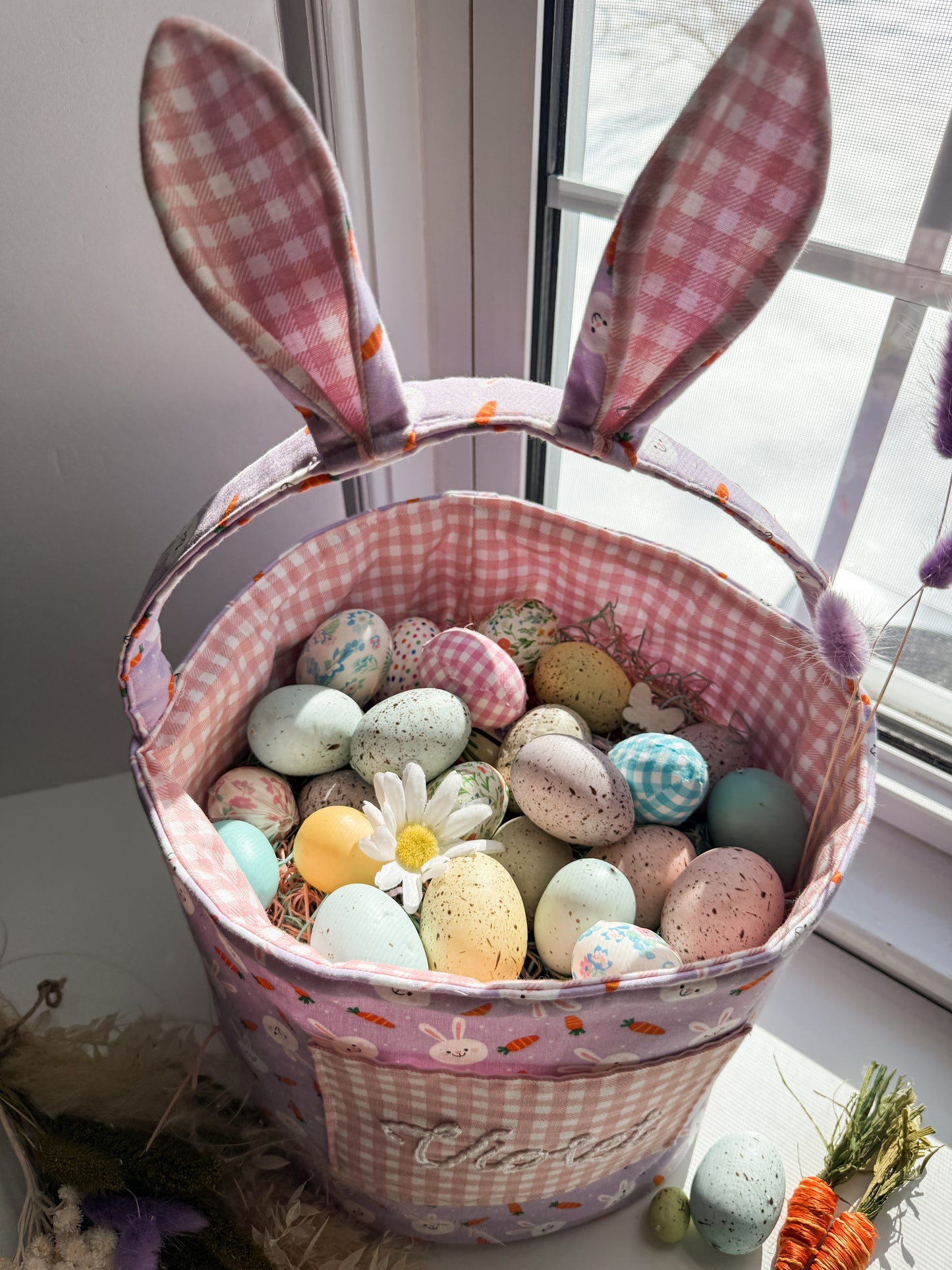 Oversized Easter Bunny Buckets