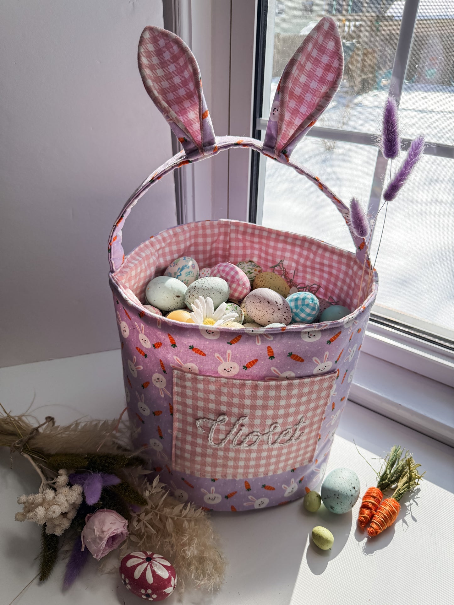 Oversized Easter Bunny Buckets