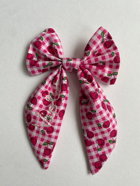 Embroidered Sailor Bows