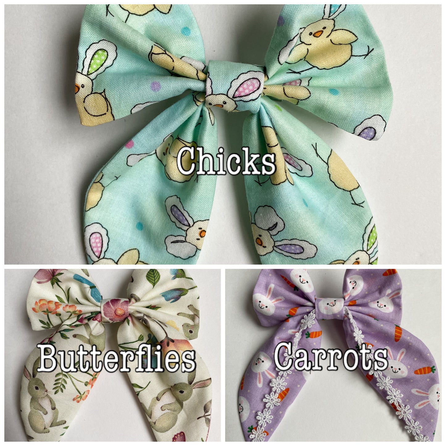 Embroidered Sailor Bows
