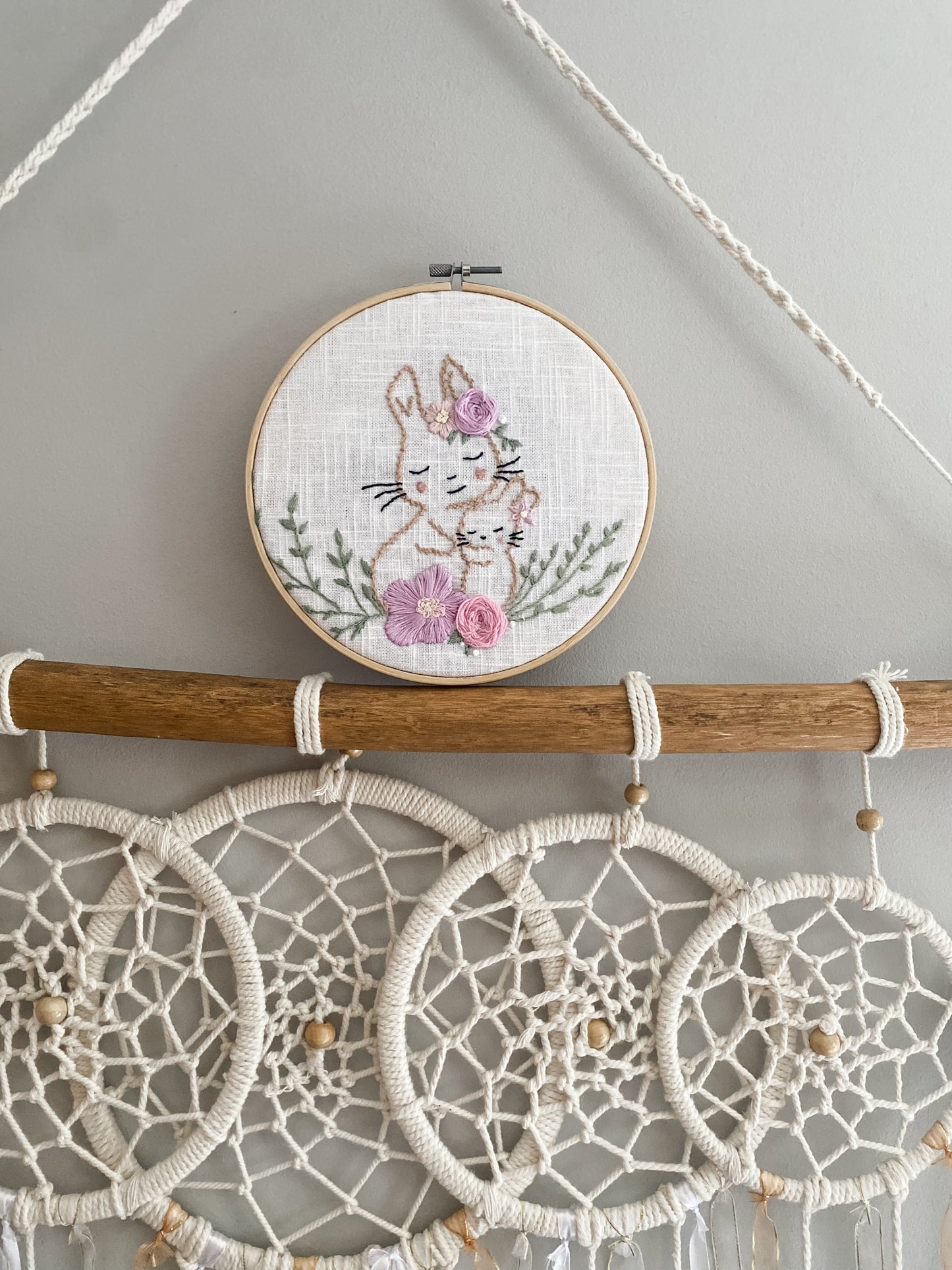 Bunny Love Embroidery